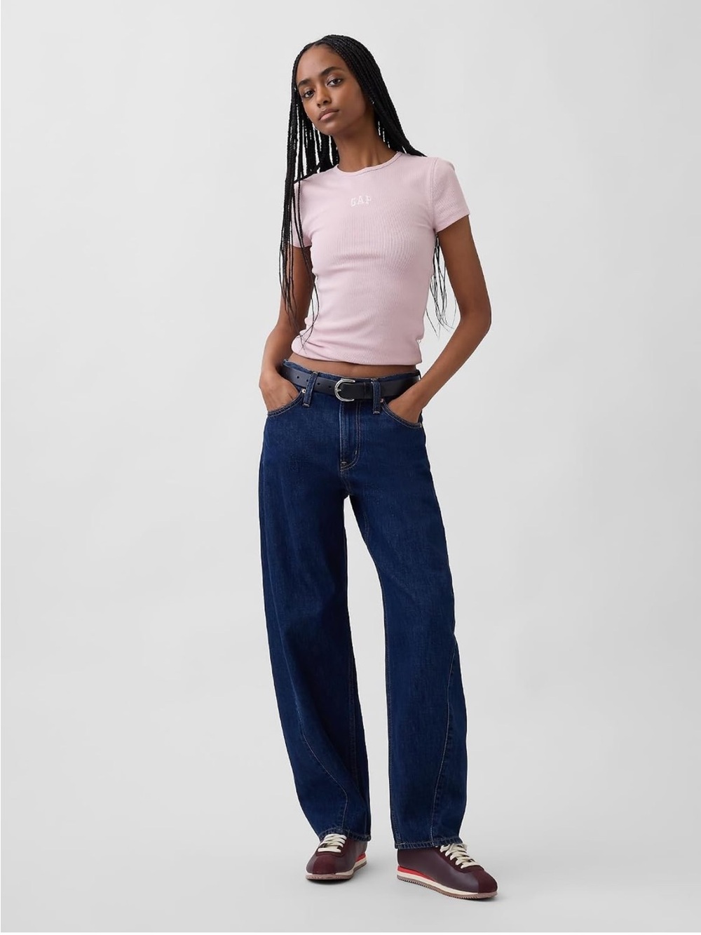 GAP Ribbed Short Sleeve Tee - Picture 3 of 4